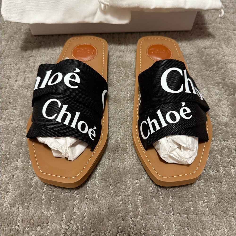 Chloe Woody Mule 
Color: Black
Size: 37
NWT
Never Worn